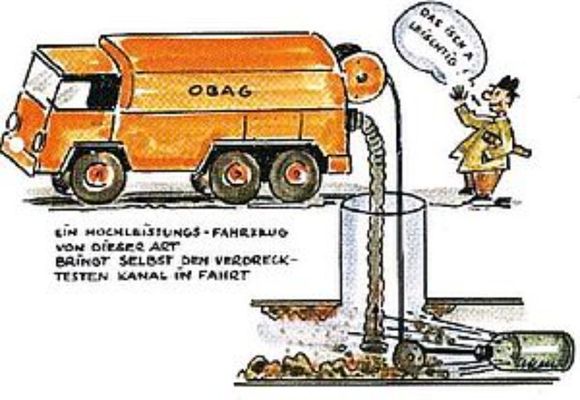 Zeichnung der OBAG Graubünden AG zur Rohrreinigung